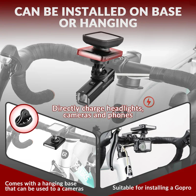 3-in-1 Bike Headlight with Power Bank - Image 4