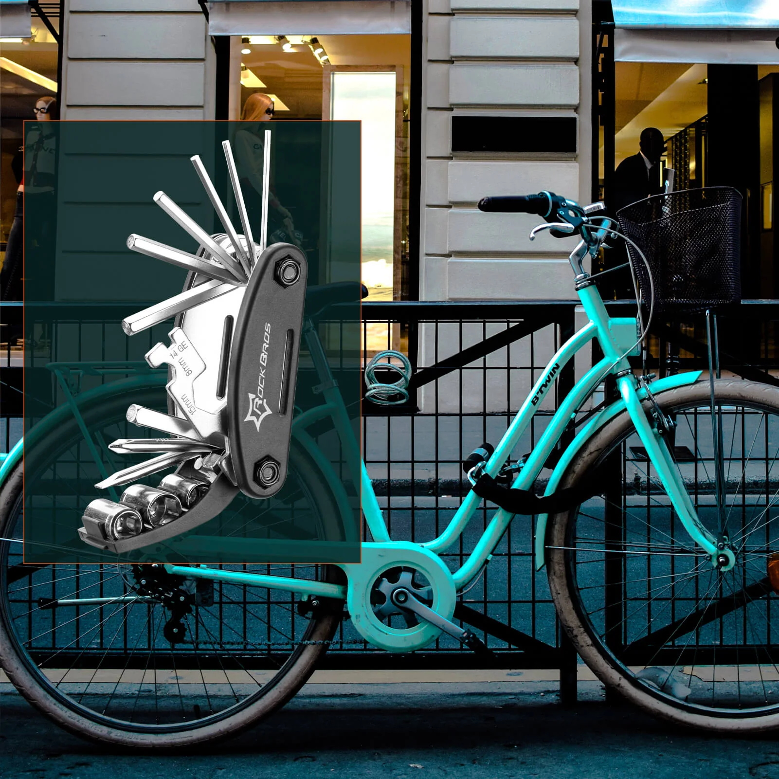16 In 1 Multi-Function Bike Tool Kit - Image 7