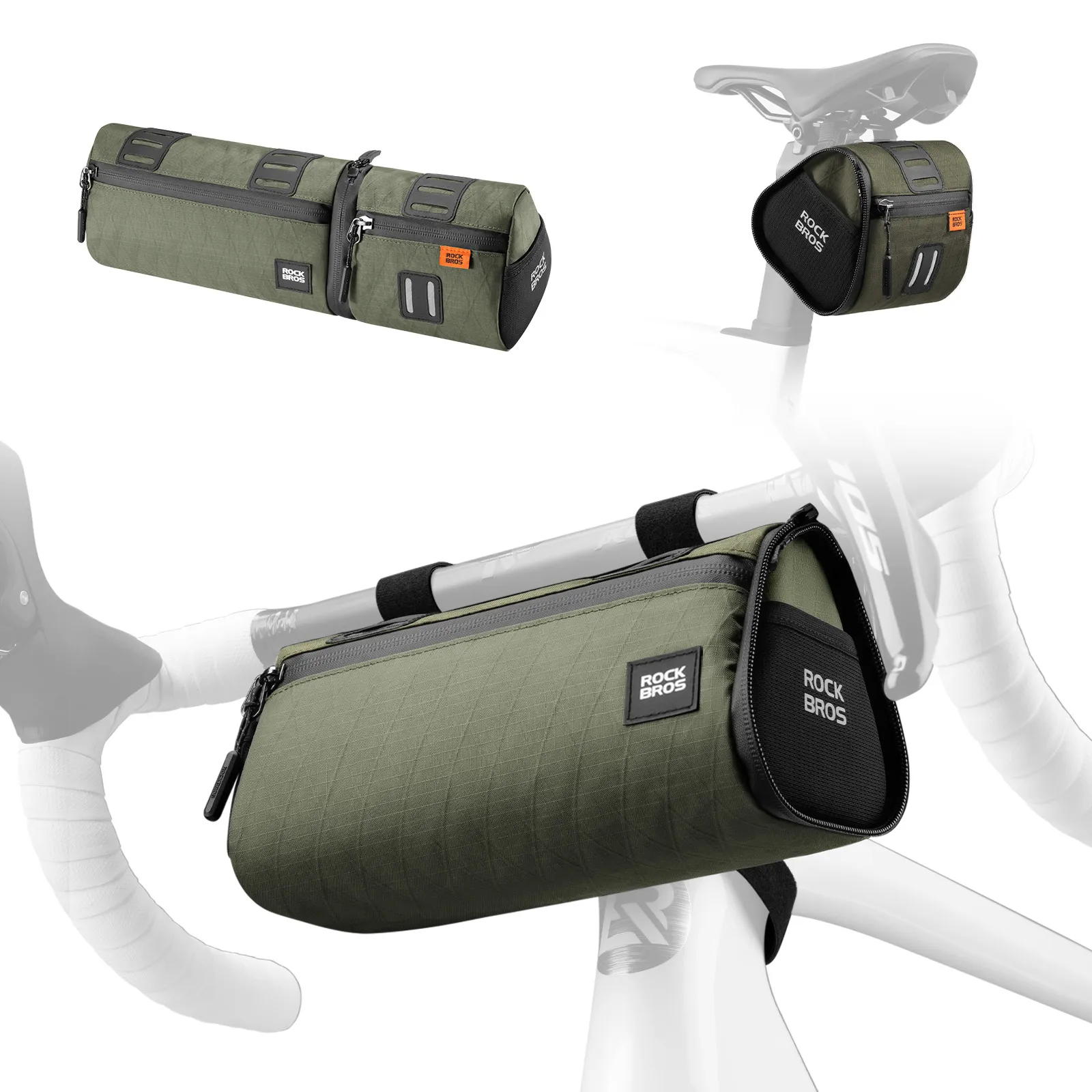 2-in-1 Bike Handlebar & Saddle Bag - Image 5