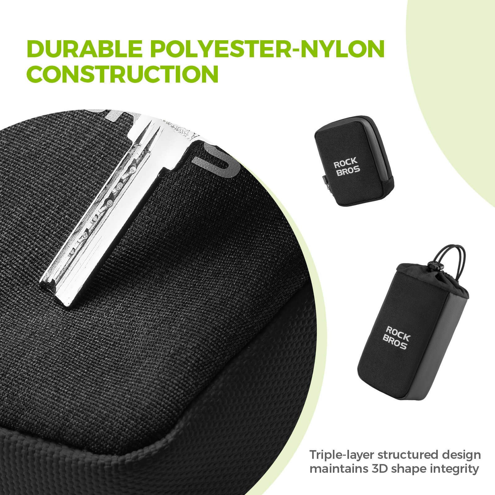 2 In 1 Bike Saddle Bag With Bottle Bag - Image 6