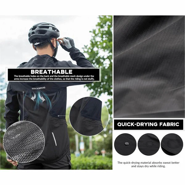 Unisex 3-in-1 Detachable Cycling Jacket - Image 6