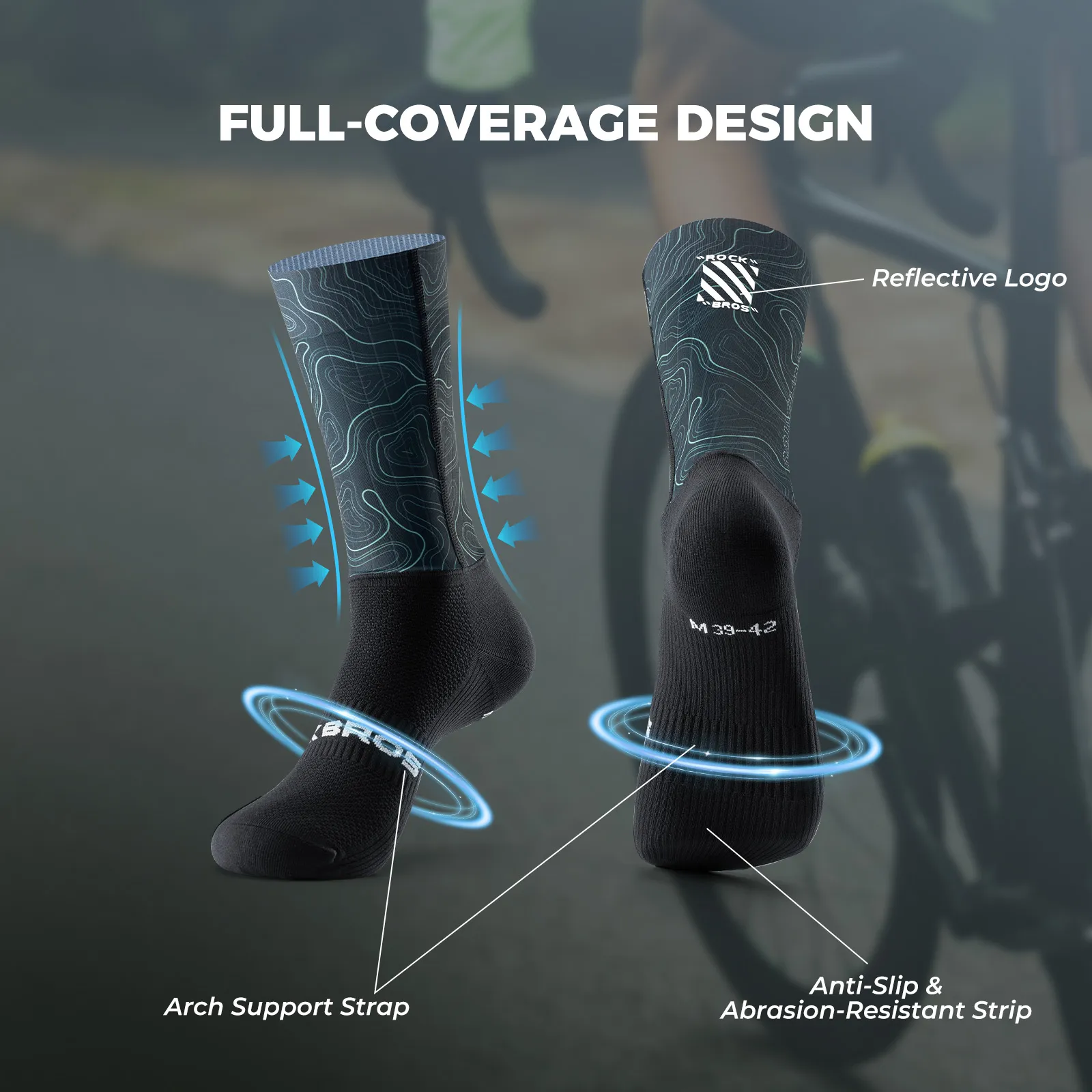 Aero Compression Cycling Socks - Image 11