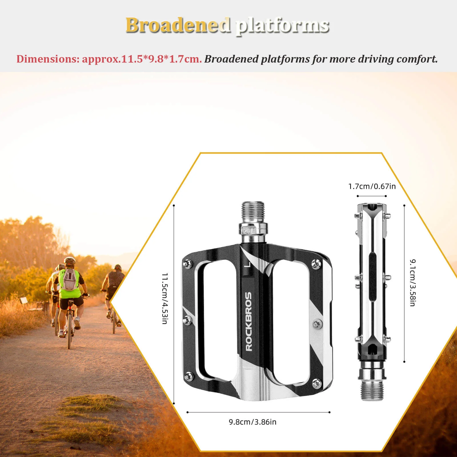 Aluminum Alloy Bearing Pedals - K306 - Image 11
