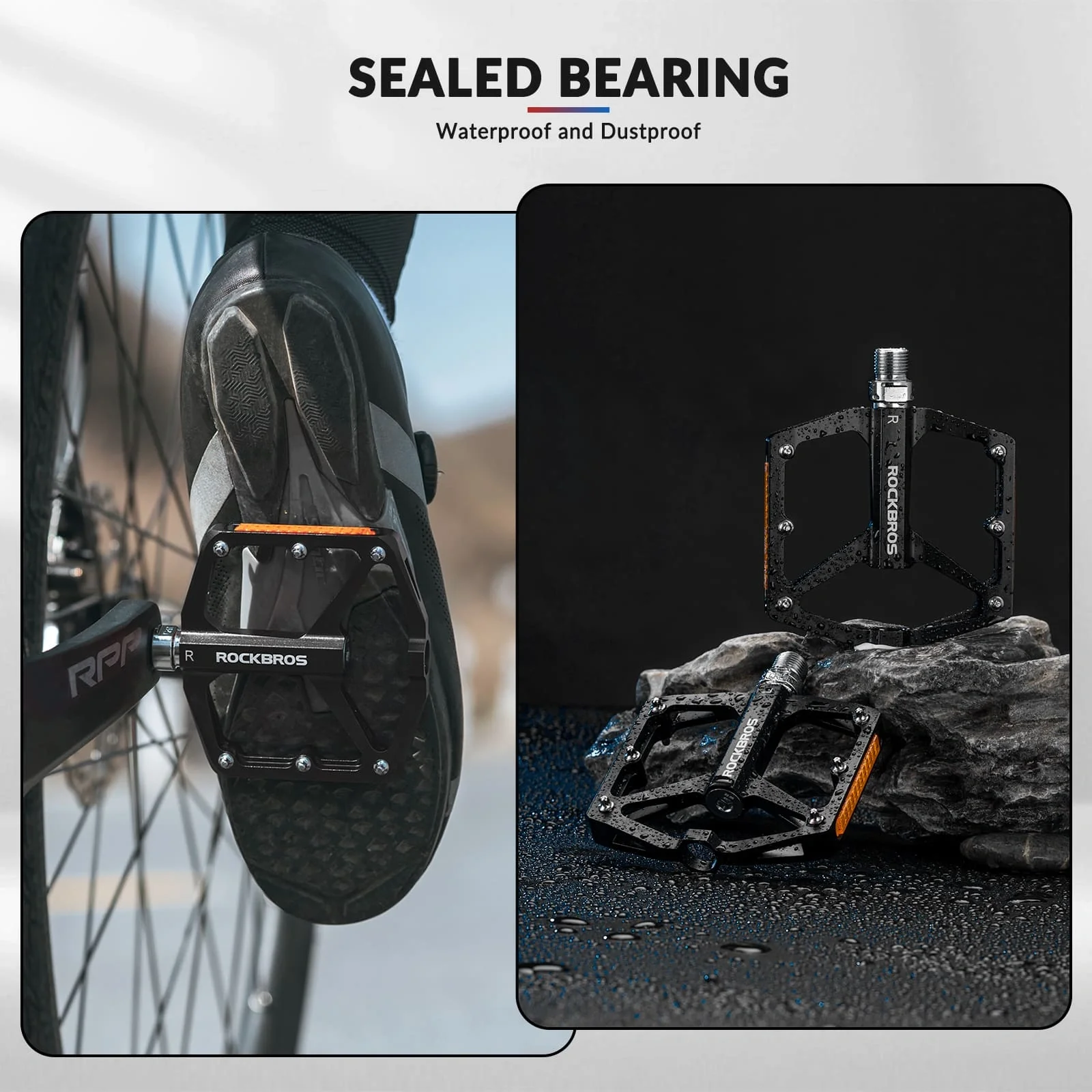 Aluminum Alloy Reflective Bike Pedals - Image 17