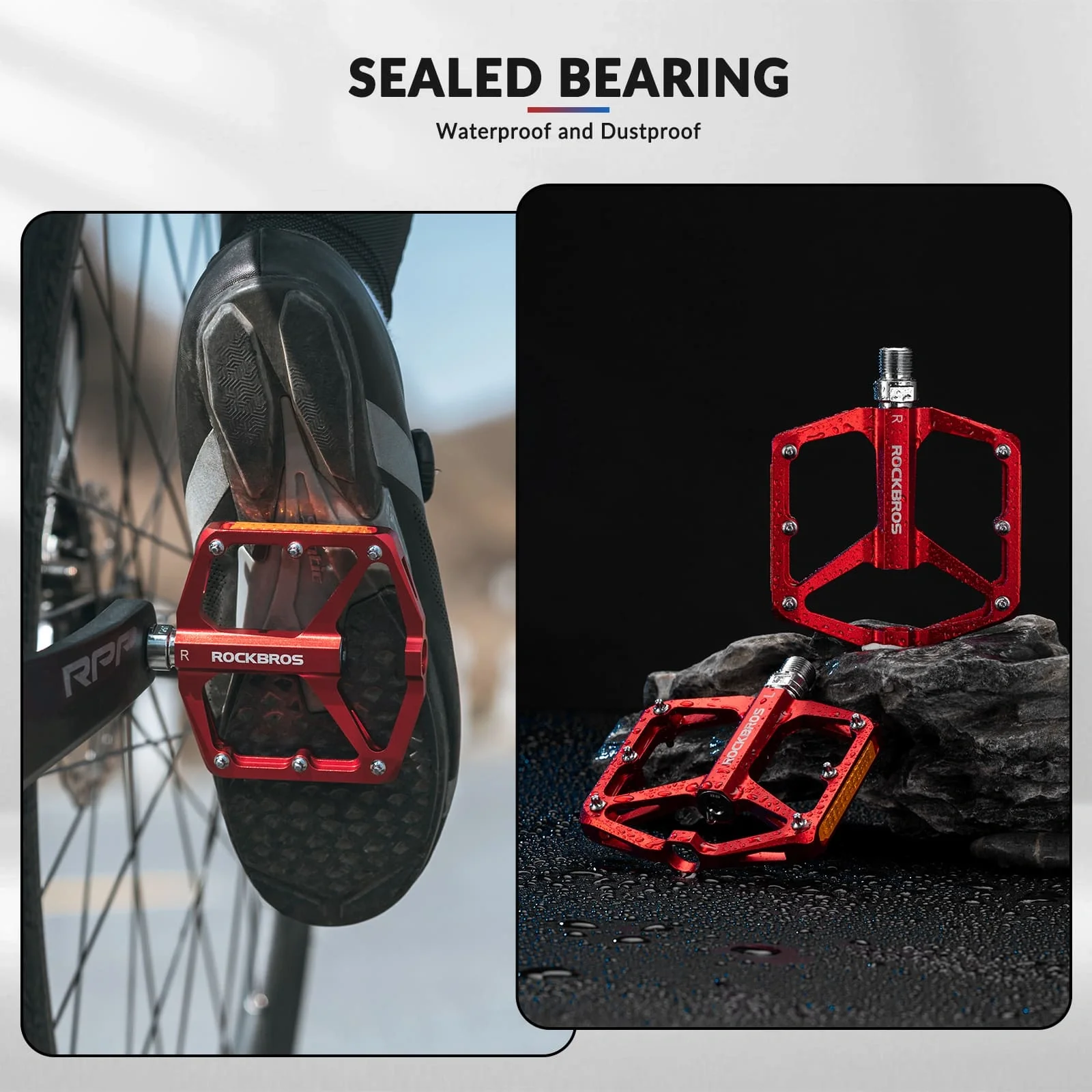 Aluminum Alloy Reflective Bike Pedals - Image 18