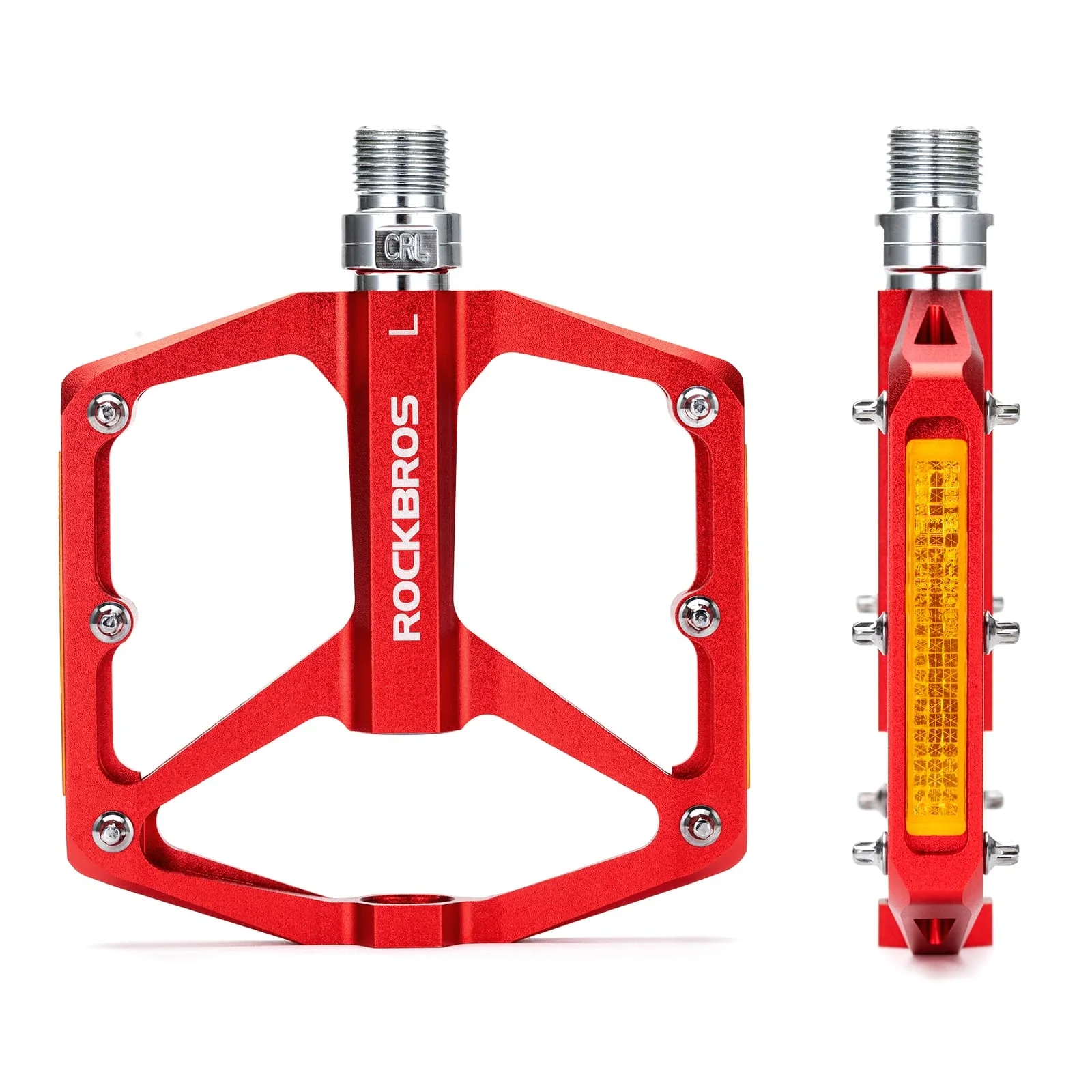 Aluminum Alloy Reflective Bike Pedals - Image 6