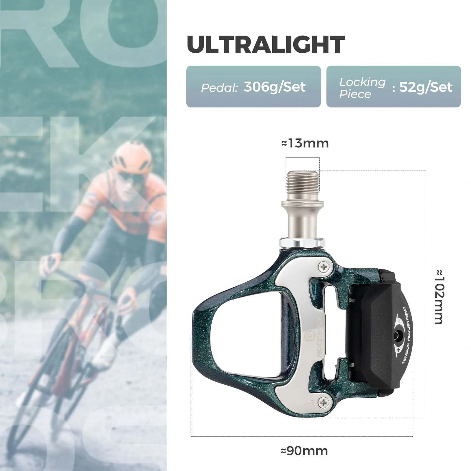 Aluminum Alloy Road Bike Pedals (SPD) - Image 6