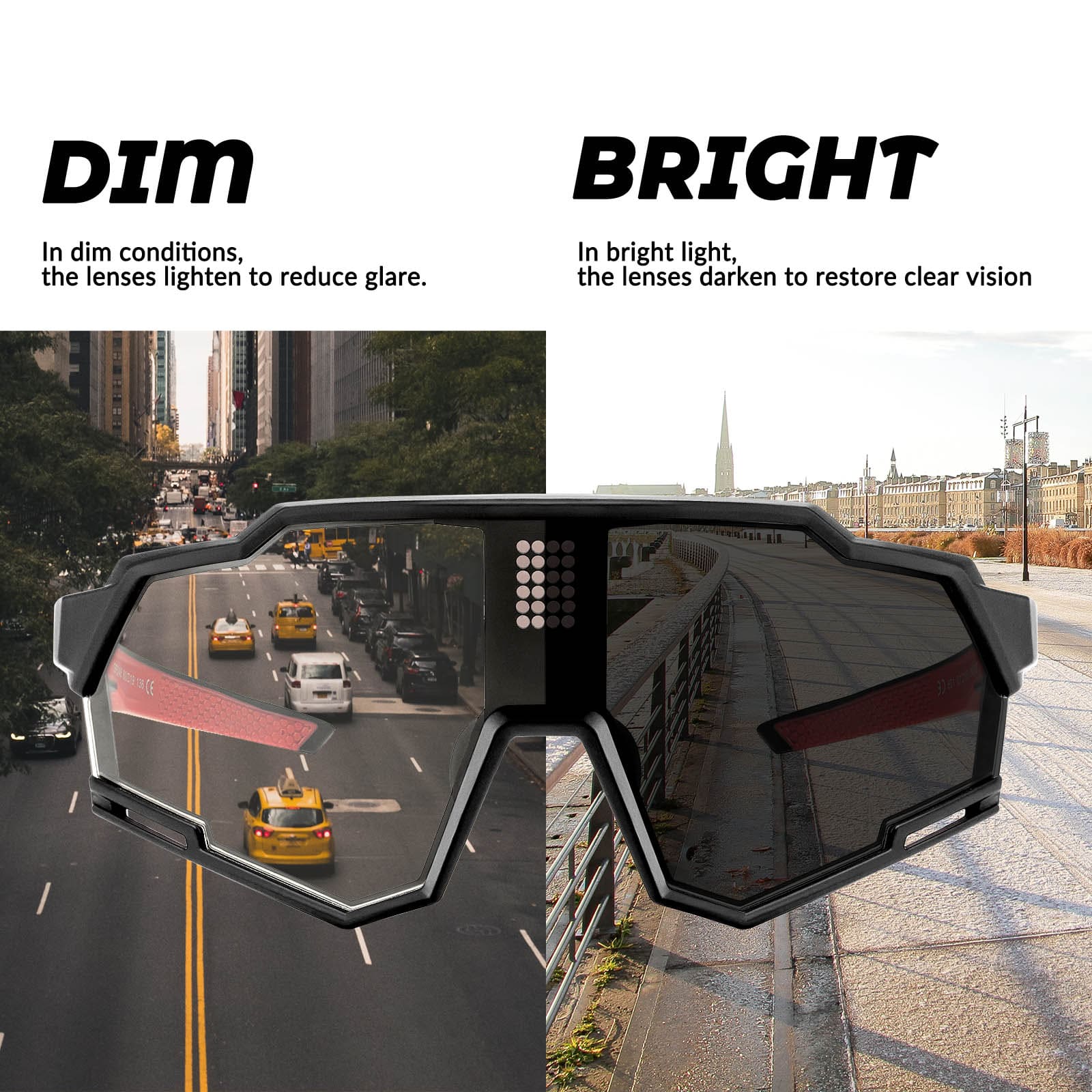 Anti-Glare Smart LCD Adaptive Cycling Glasses - Image 7