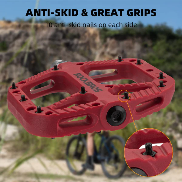 Anti-Slip Wide Nylon Comfort Bike Pedals - Image 11