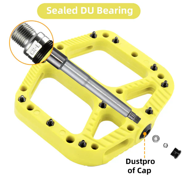 Anti-Slip Wide Nylon Comfort Bike Pedals - Image 23