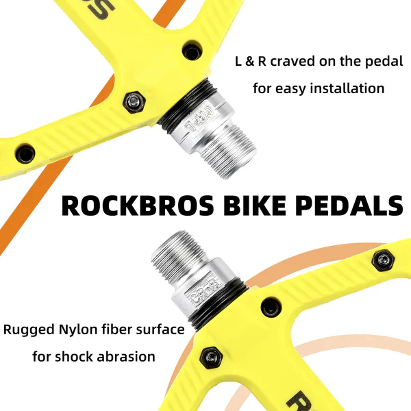 Anti-Slip Wide Nylon Comfort Bike Pedals - Image 26