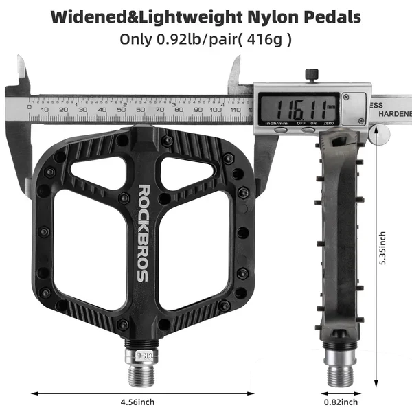 Anti-Slip Wide Nylon Comfort Bike Pedals - Image 3
