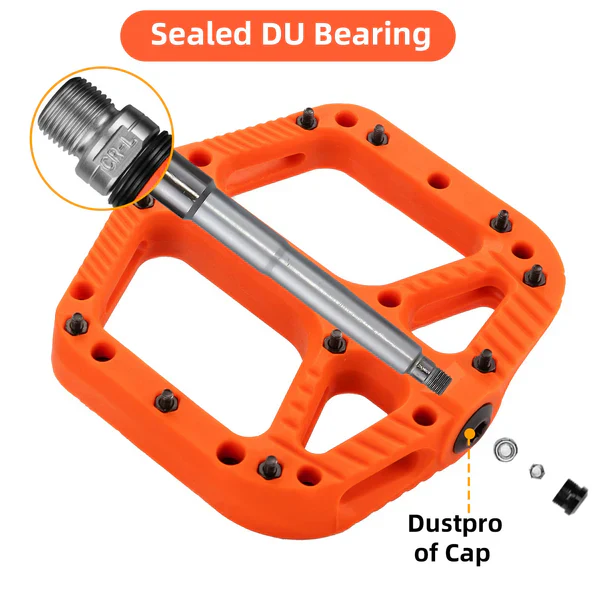 Anti-Slip Wide Nylon Comfort Bike Pedals - Image 30