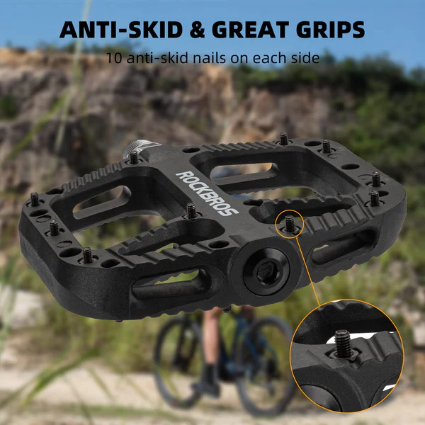 Anti-Slip Wide Nylon Comfort Bike Pedals - Image 4