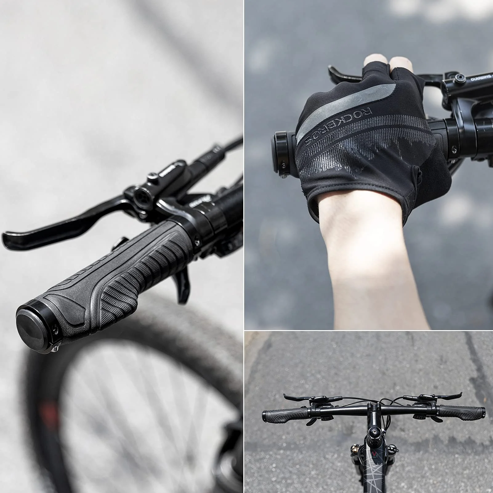 Bike Handle Grips with Double Lock-On Clamps – Aluminum Ends for MTB & BMX - Image 18