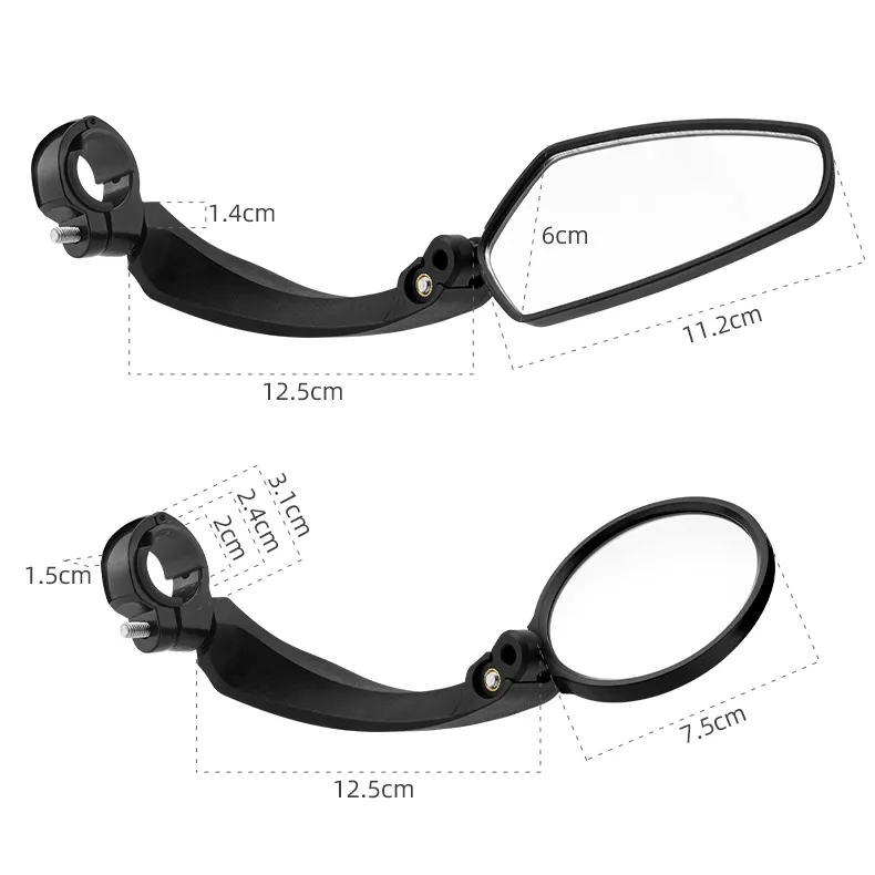 Bike Handlebar Rear View Mirror - Image 9