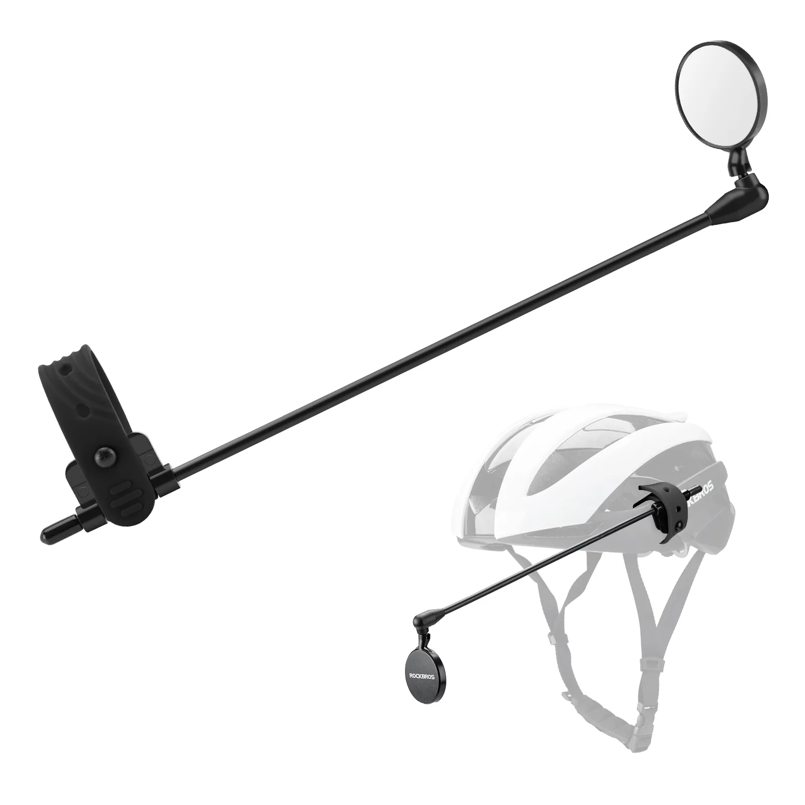 Bike Helmet Mirror – Adjustable Rear View - Image 2