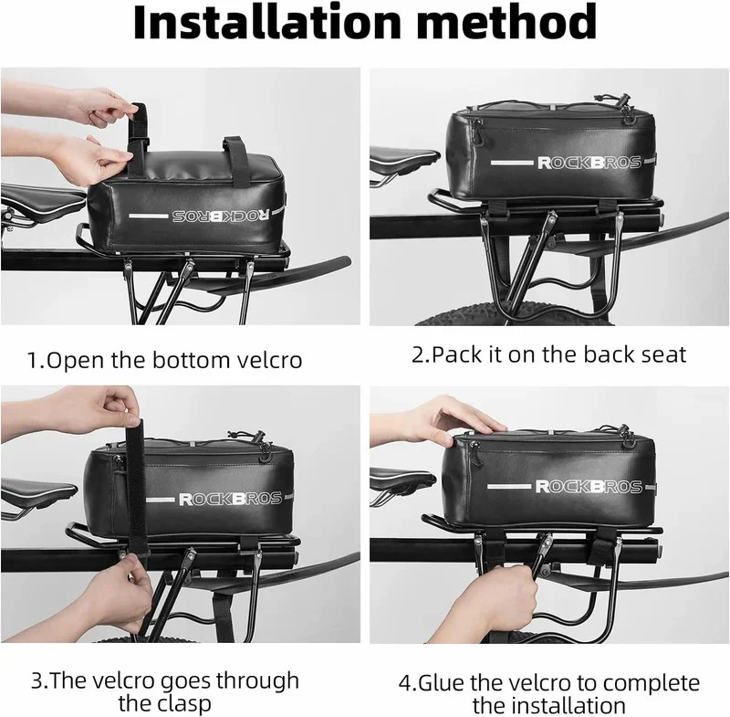 Bike Rear Rack Bag - Image 8