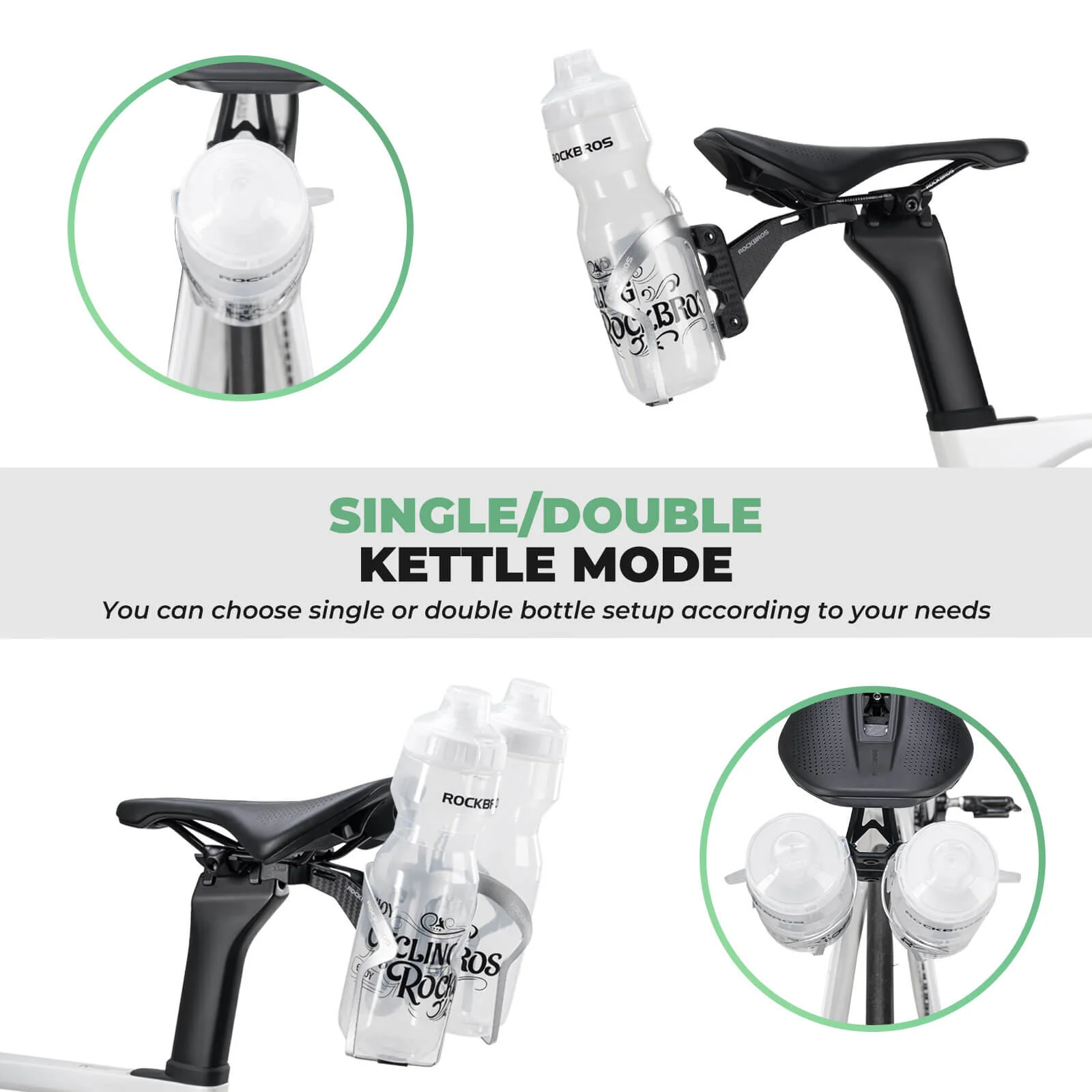 Bike Saddle Bottle Holder Mount - Image 6