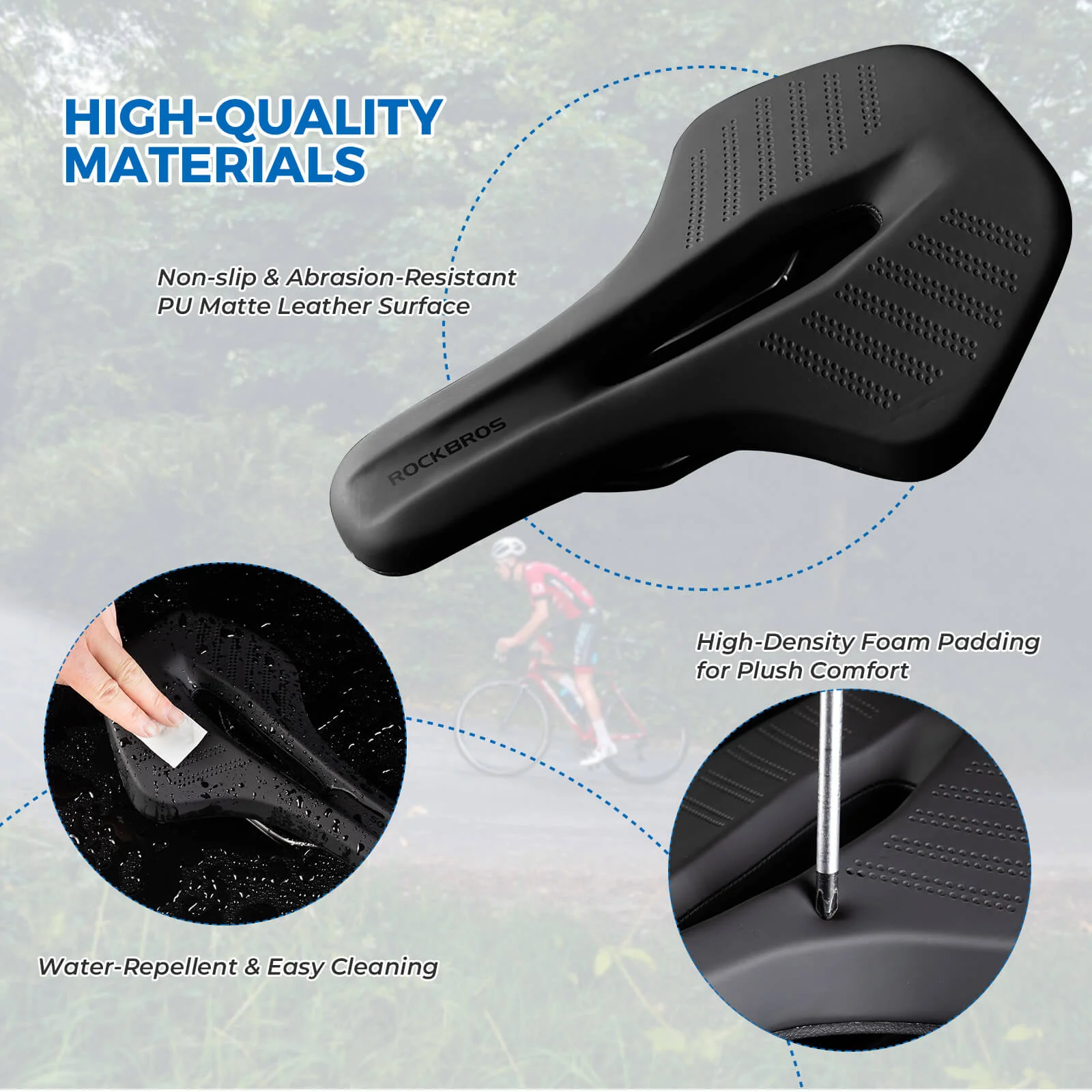Breathable & Ergonomic Bike Seat - Image 6