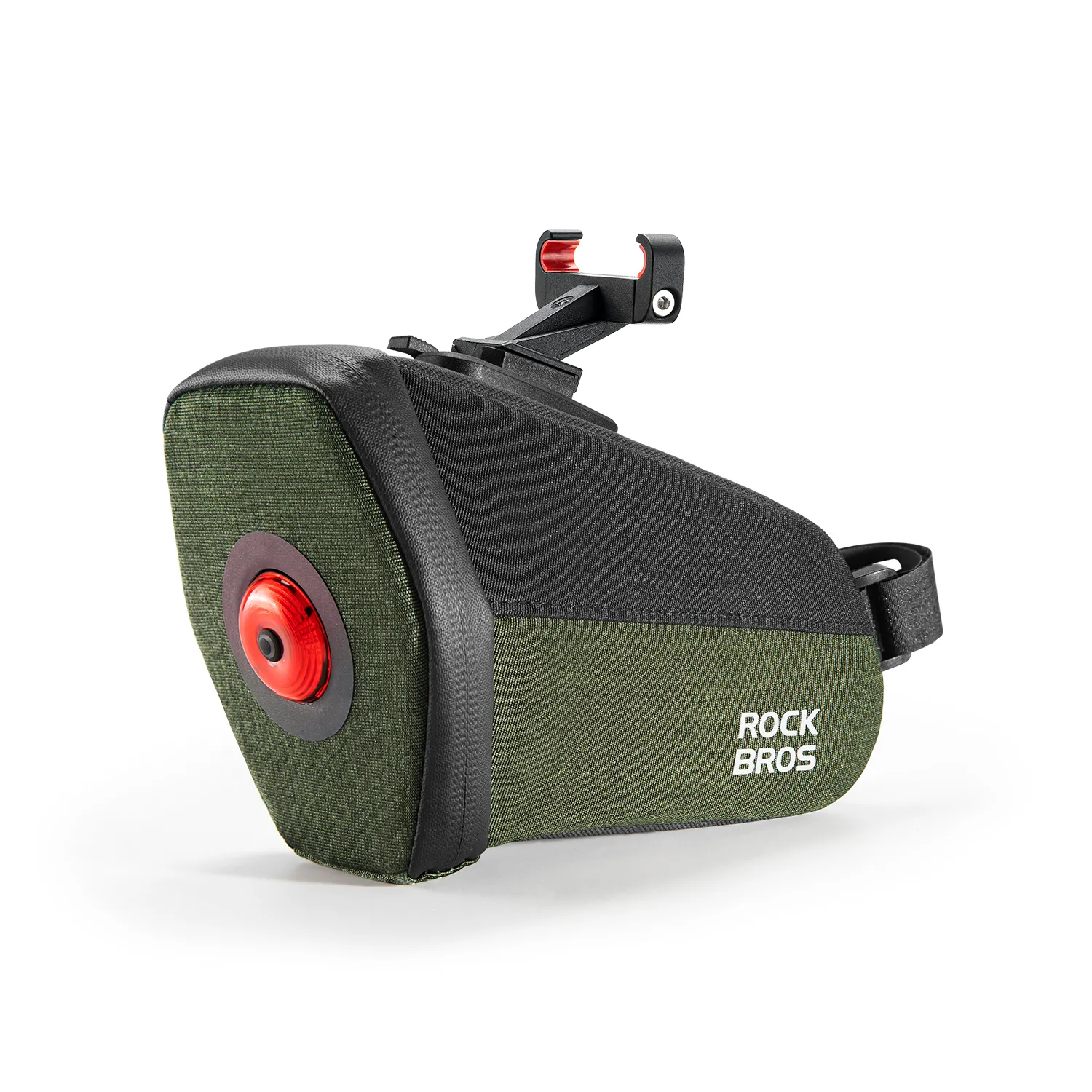 C52-2 Bike Saddle Bag with LED Tail Light - 0.45L - Image 2