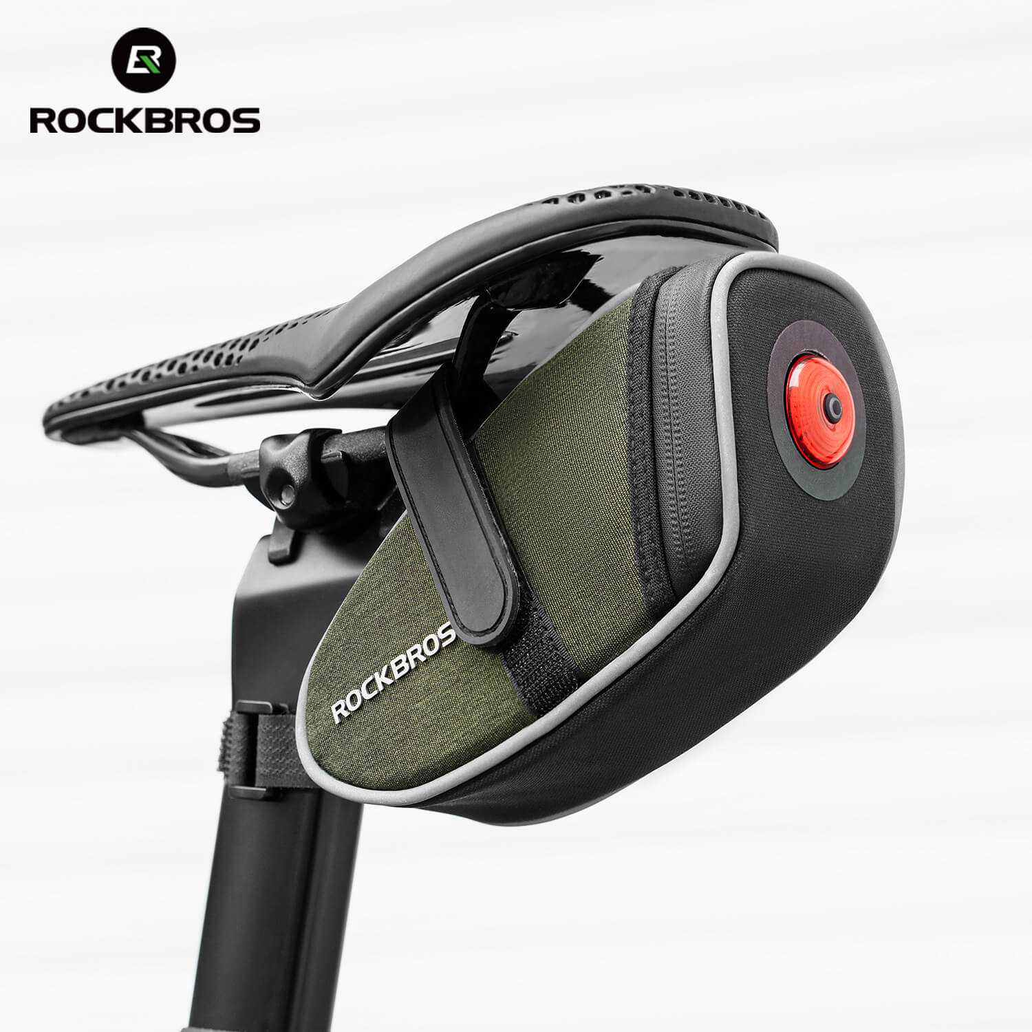 C60 Bike Saddle Bag with Tail Light - 0.45L - Image 2