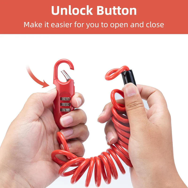 Combination Cable Bike Lock - Image 8