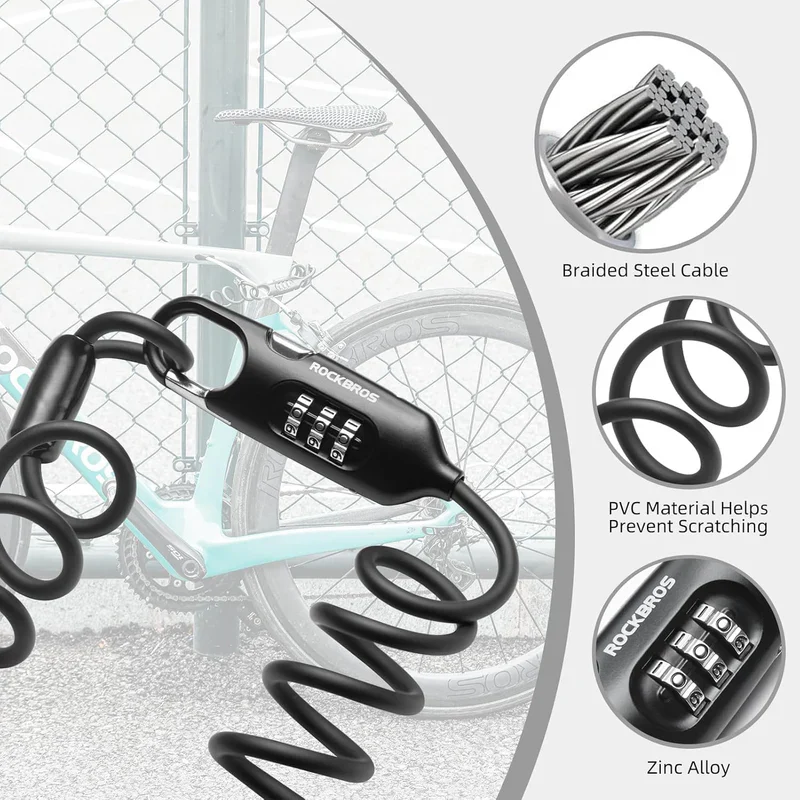 Combination Cable Bike Lock - Image 9