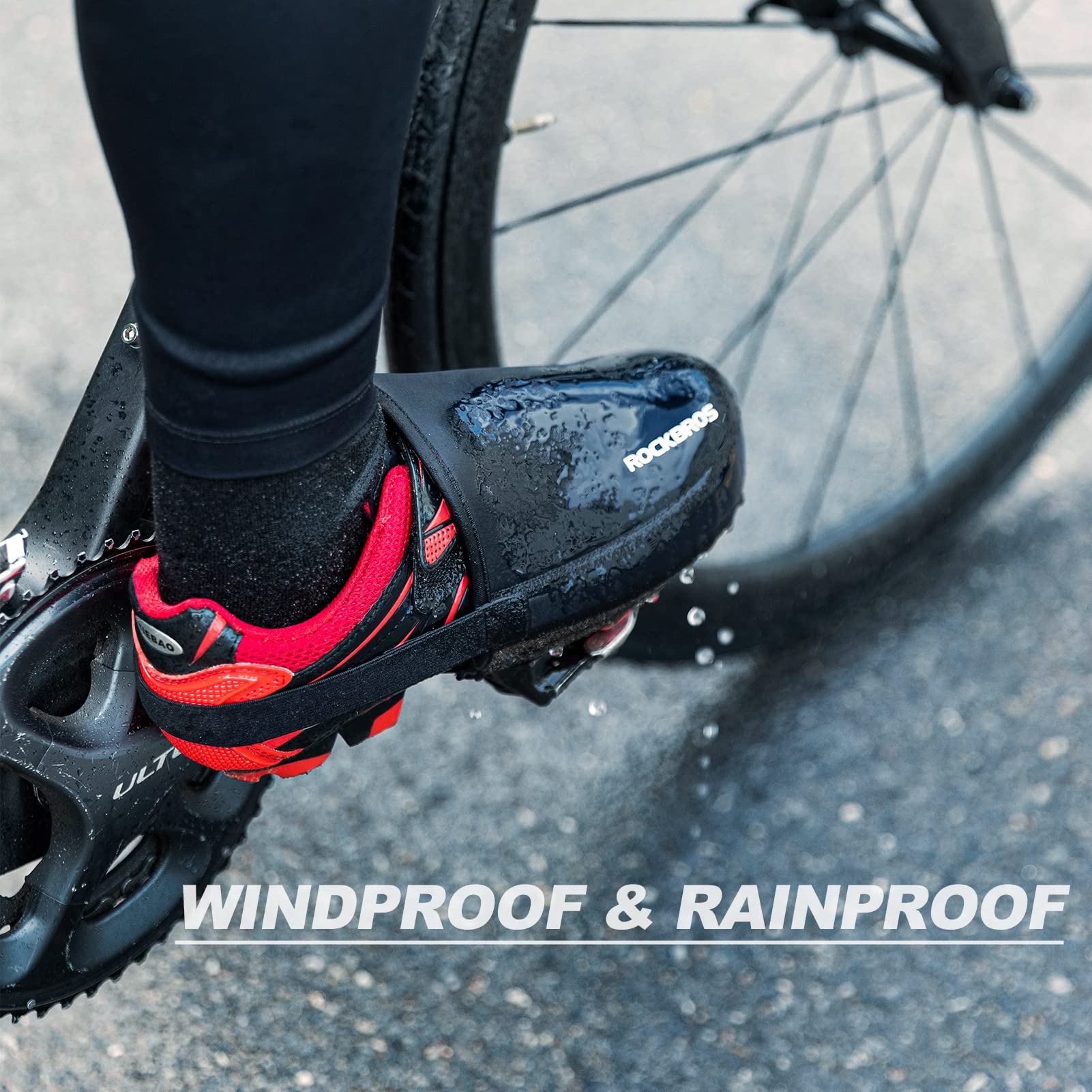 Cycling Shoe Toe Covers Unisex Cold Weather Overshoes - Image 5