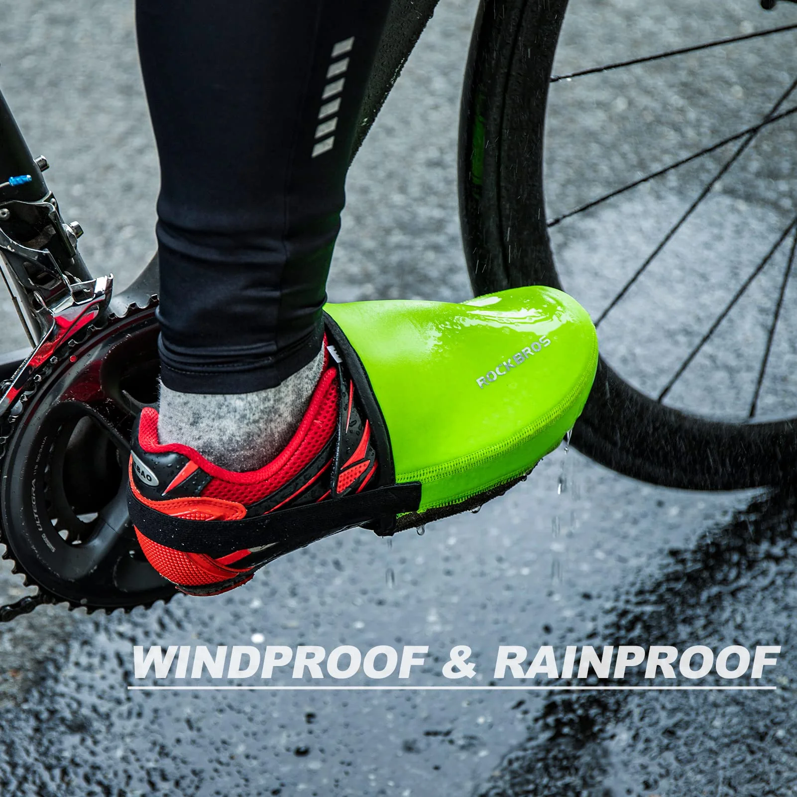 Cycling Shoe Toe Covers Unisex Cold Weather Overshoes - Image 6