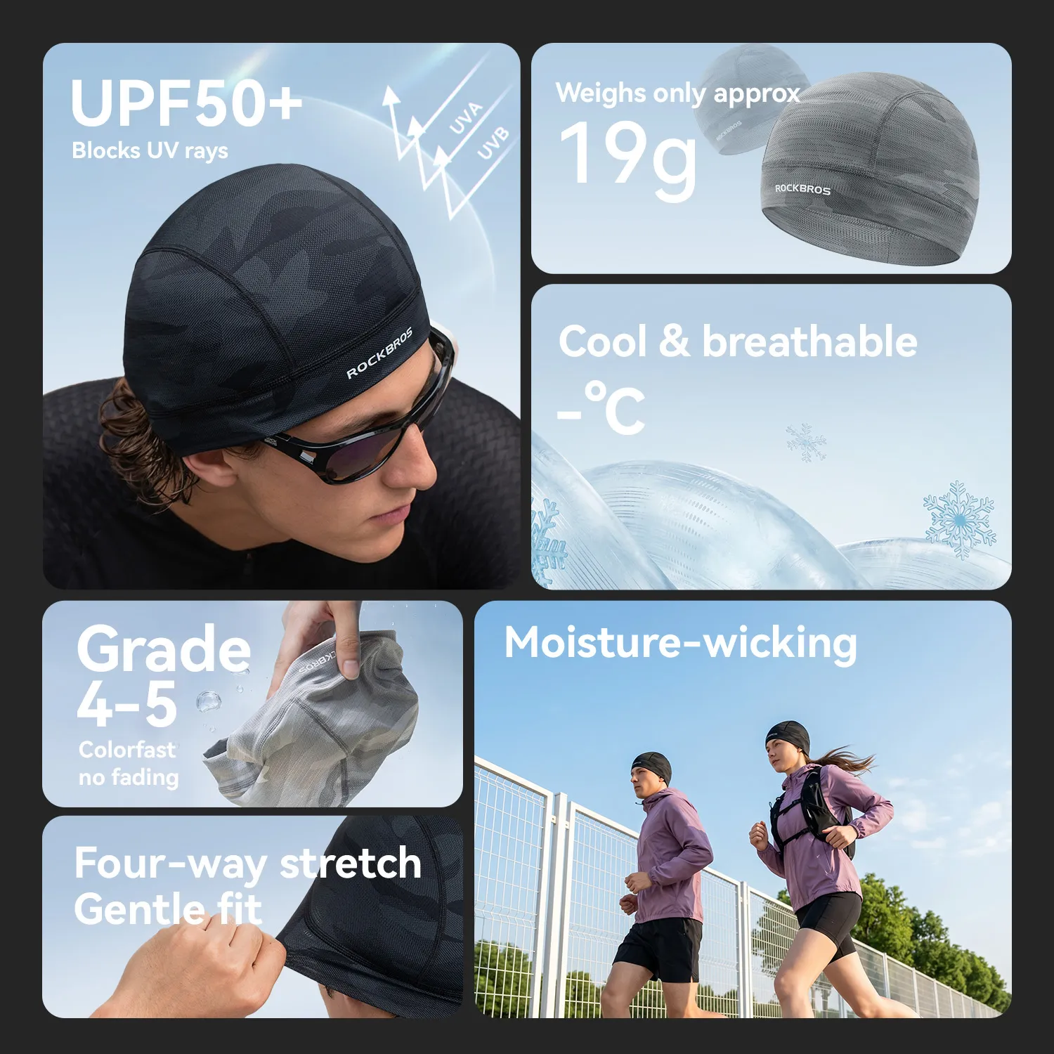 Cycling Skull Cap Breathable Helmet Liner - Image 9