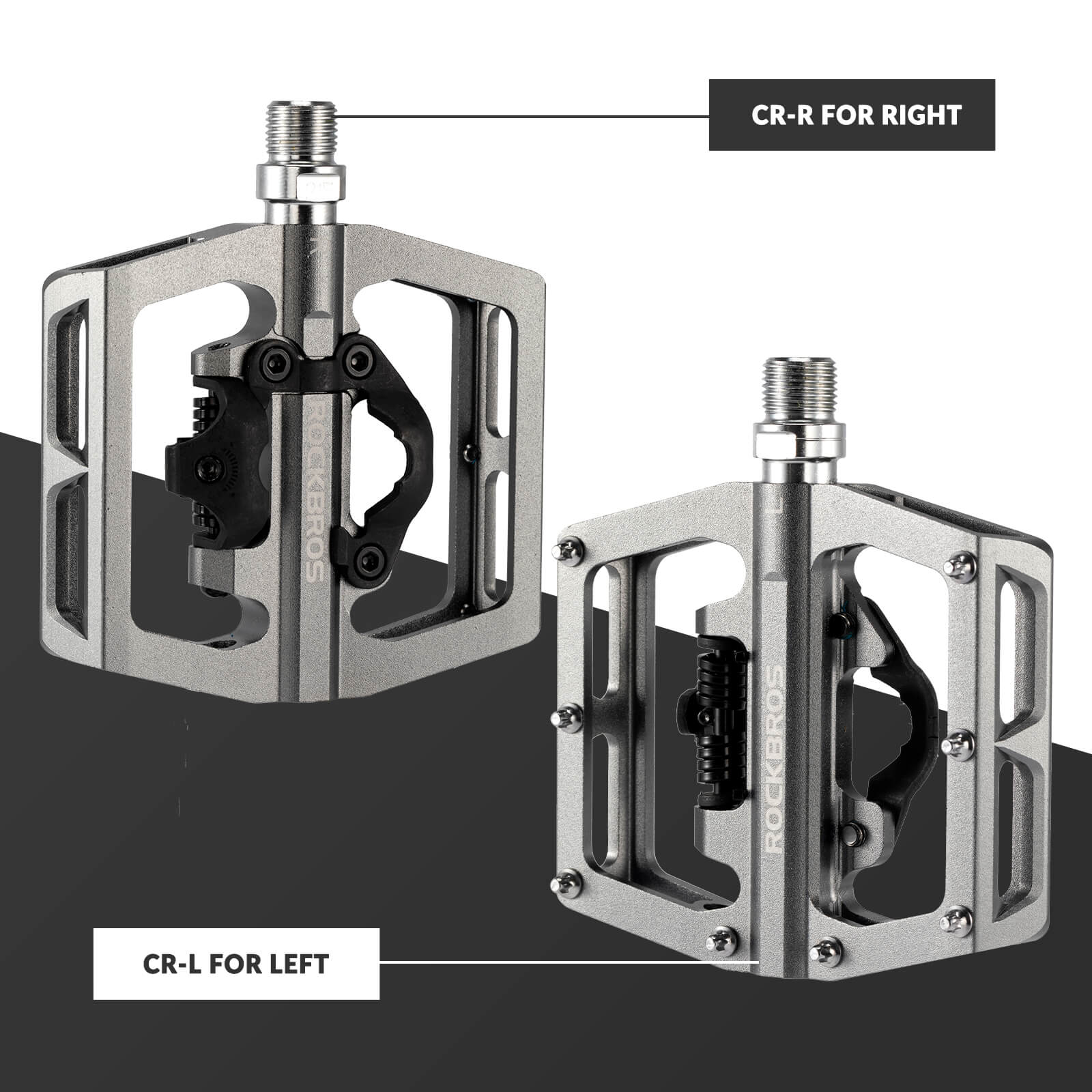 Dual-Use Clipless & Flat Bike Pedals - Image 19