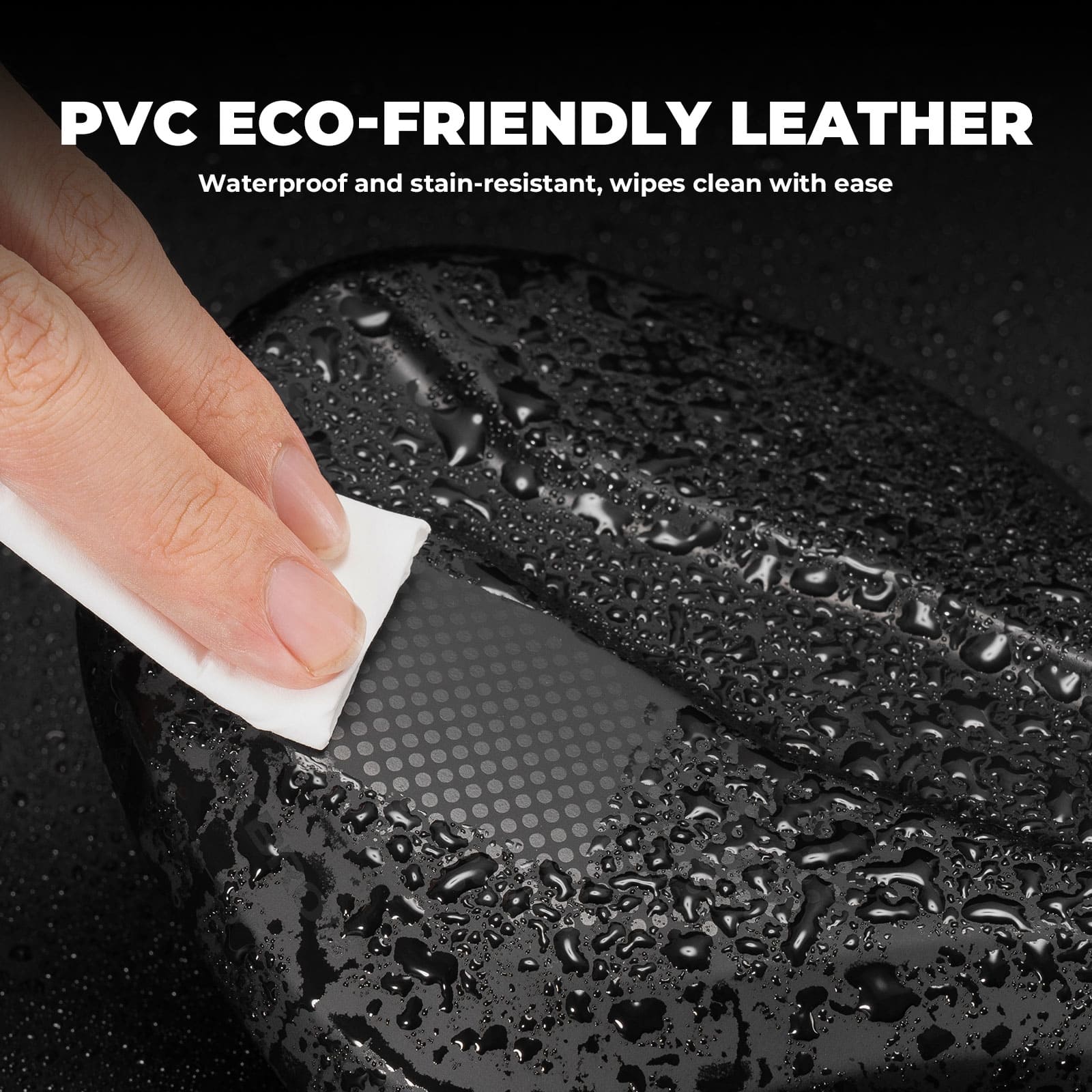 Eco-Friendly Comfortable PVC Leather Bike Saddle - Image 4