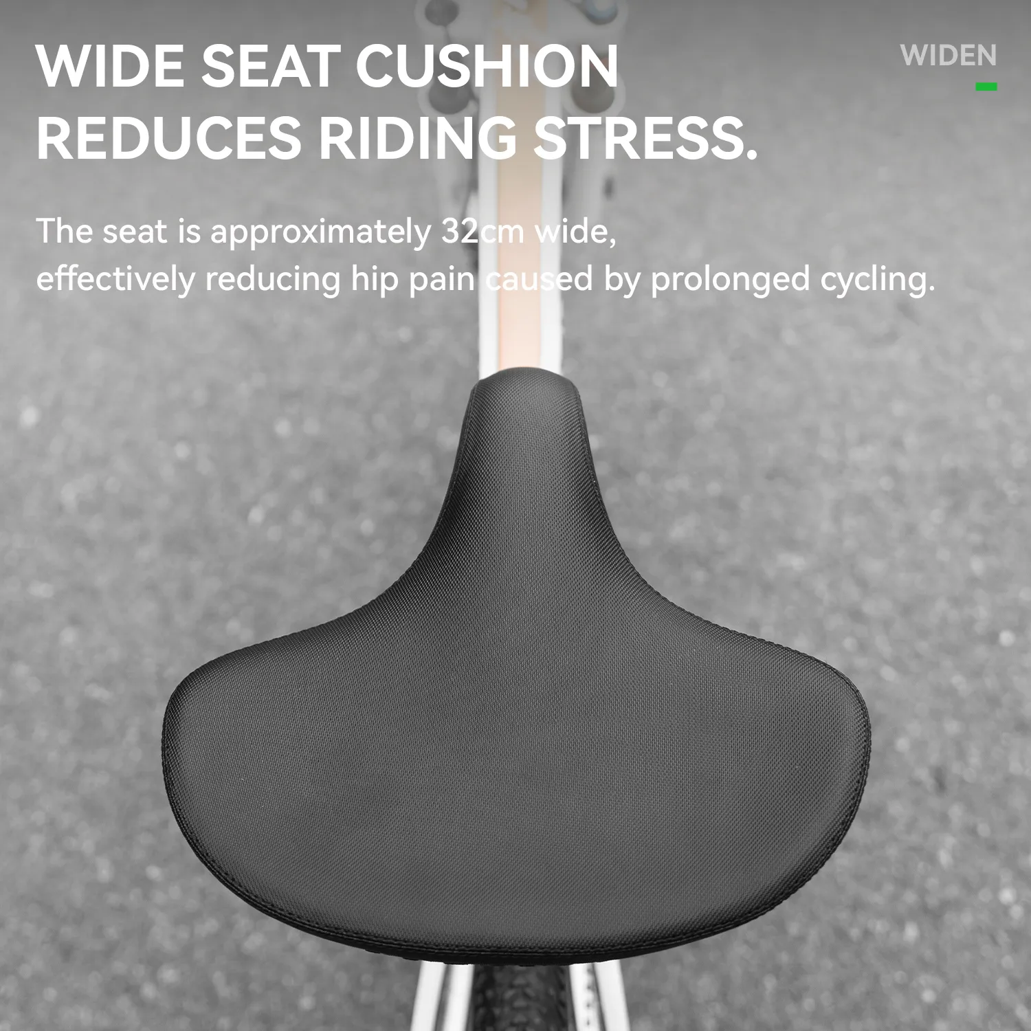 Extra Wide Comfort Bike Seat - Image 6