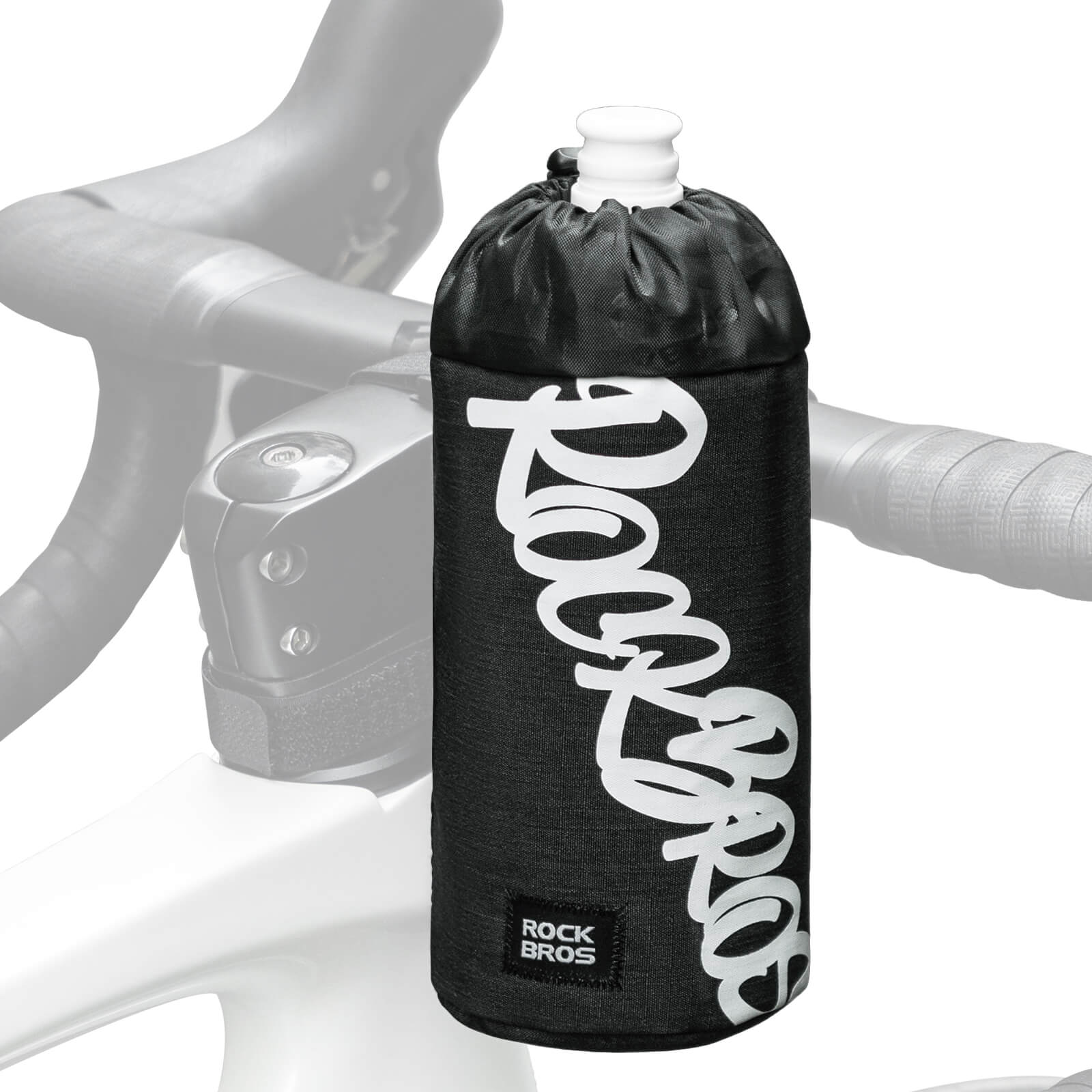 FlashRide Sketch Bike Handlebar Water Bottle Bag - 1L - Image 4