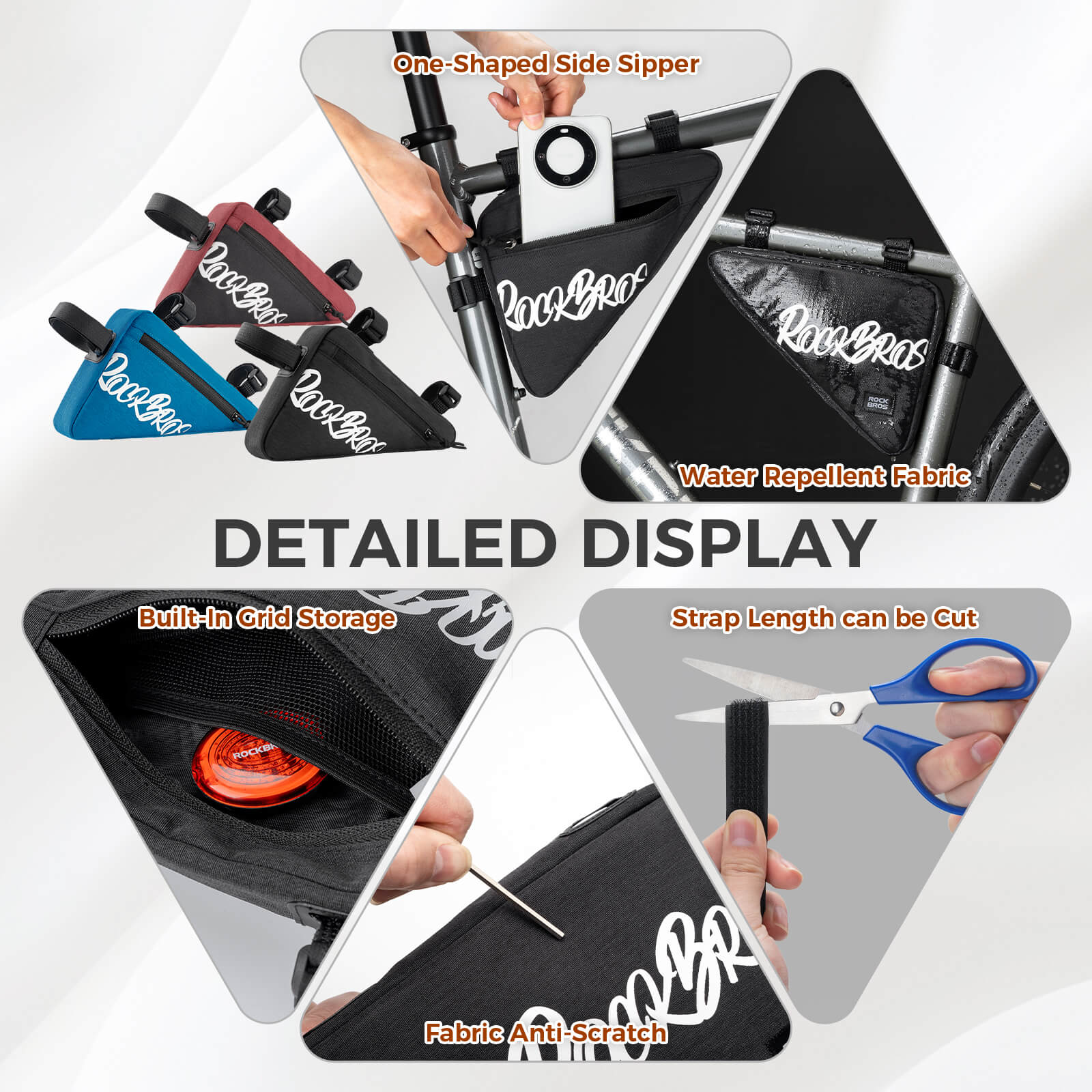 FlashRide Sketch Bike Triangle Bag - 0.8L - Image 9