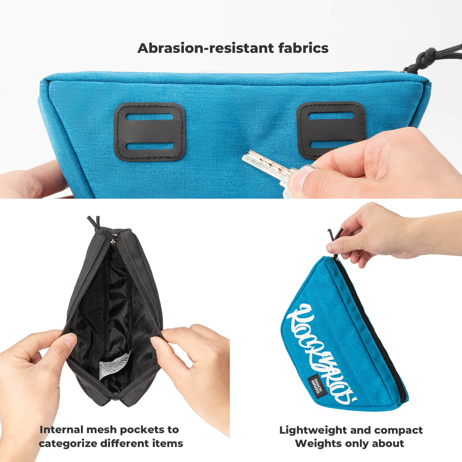 FlashRide Sketch Trapezoid Bike Handlebar Bag - 0.7L - Image 5