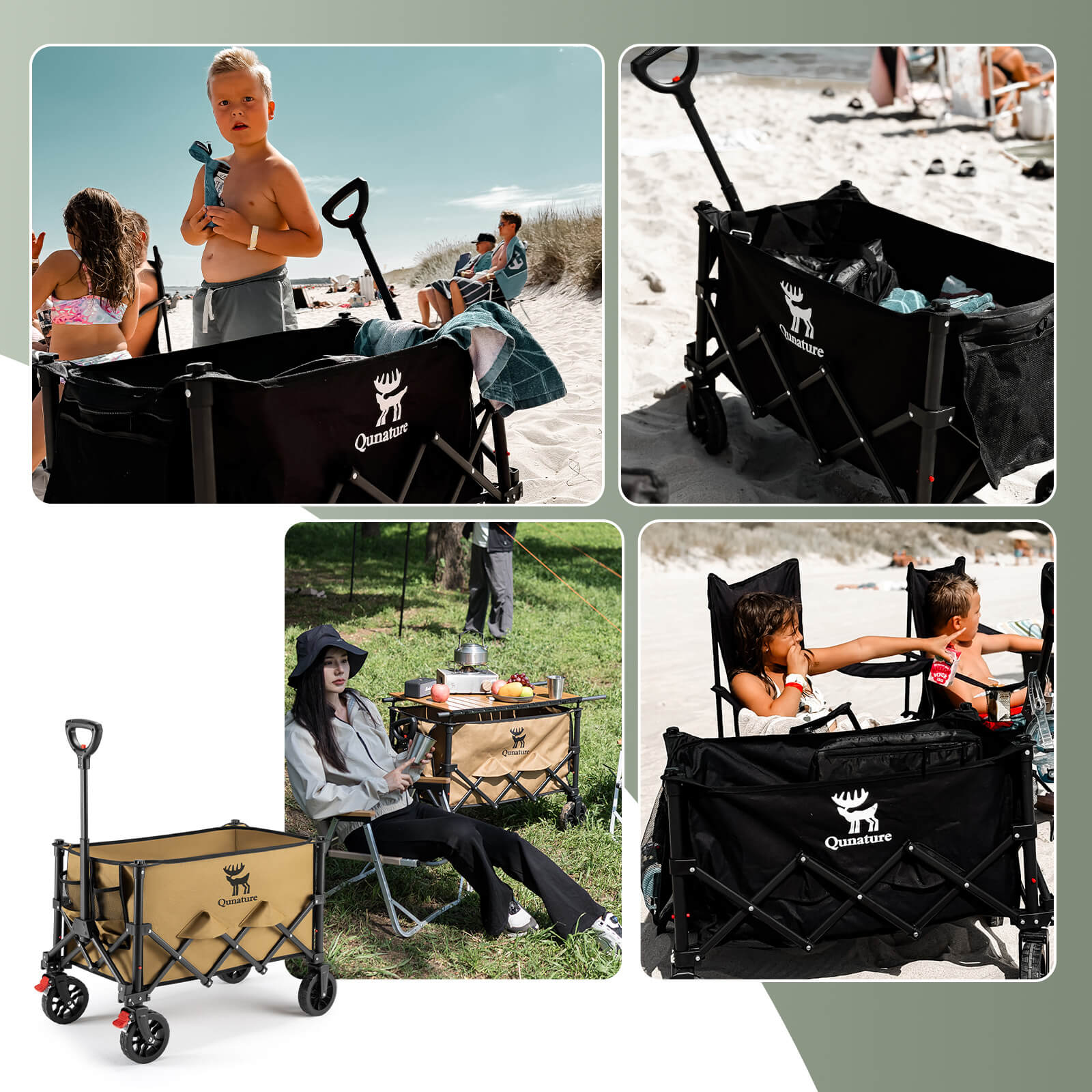 Foldable Camping Wagon With Wheels - Image 9