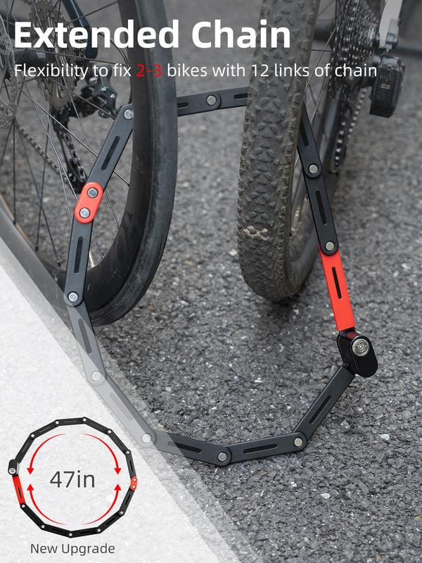Folding Heavy Duty Anti Theft Bike Lock - Image 5