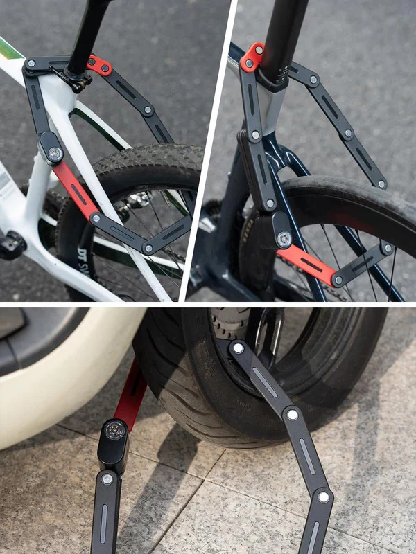Folding Heavy Duty Anti Theft Bike Lock - Image 7