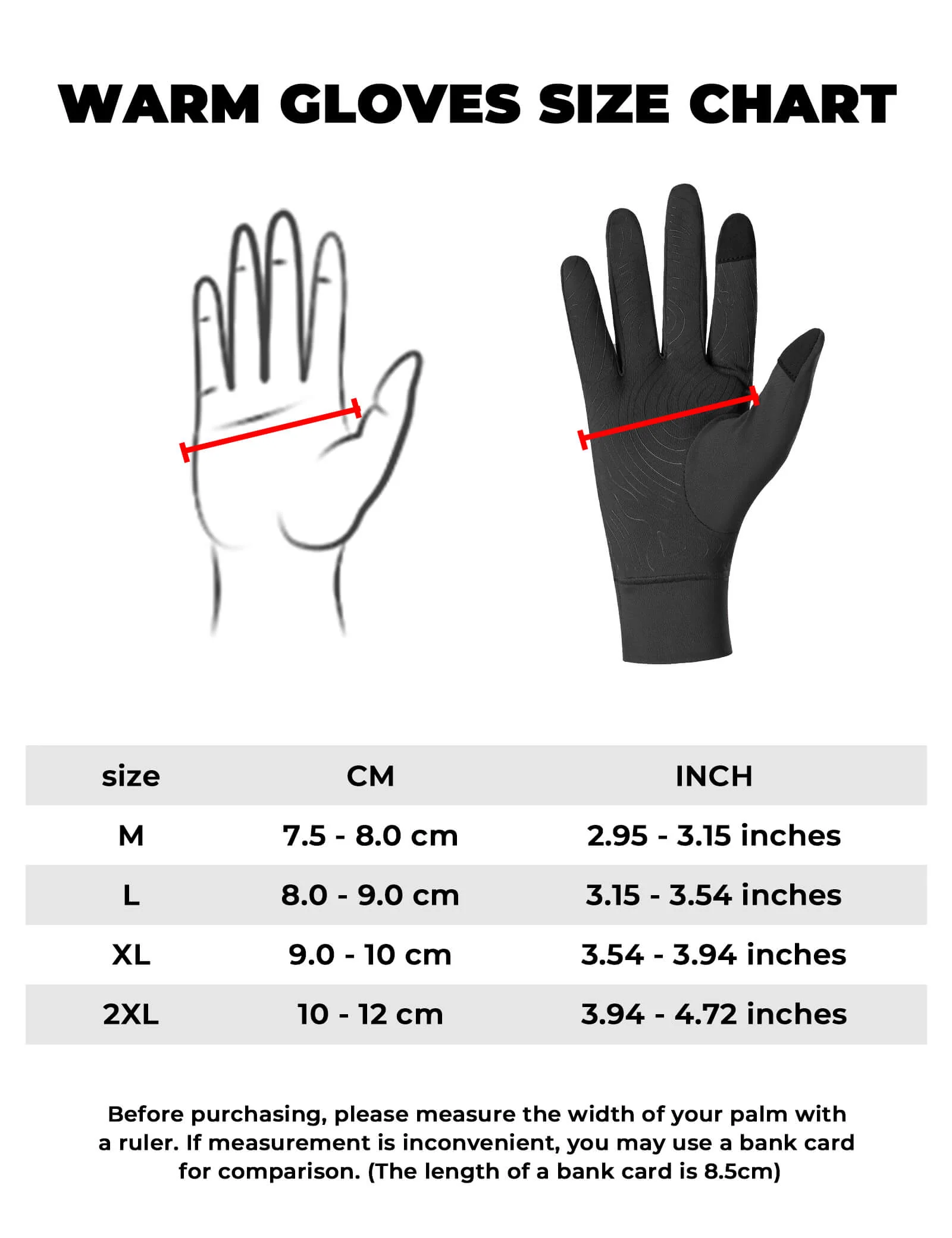 Full finger winter cycling gloves - Image 7