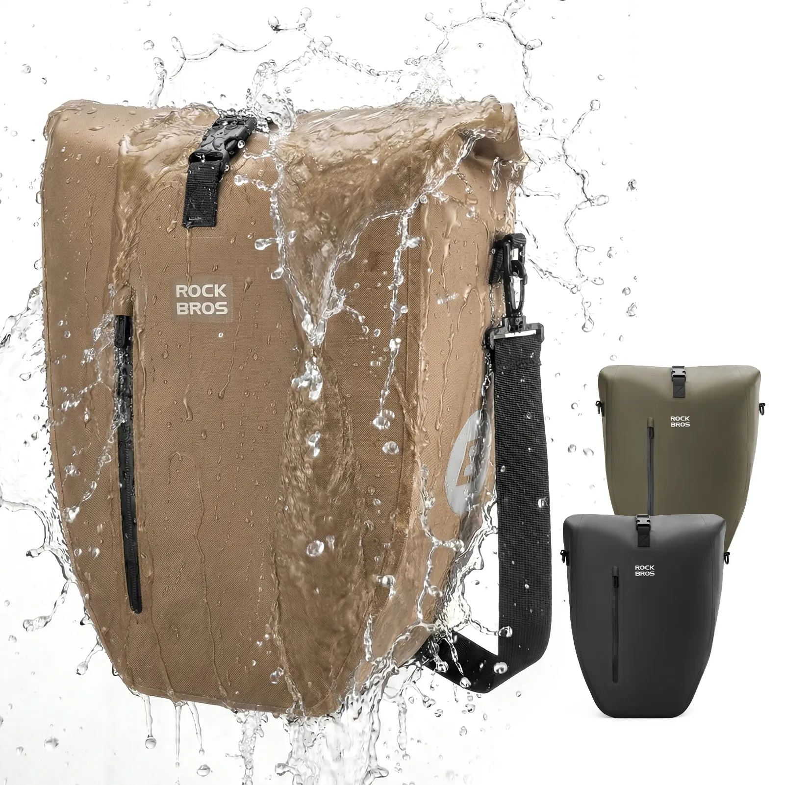 AS-166 Fully Waterproof Bike Pannier - 20L - Image 25