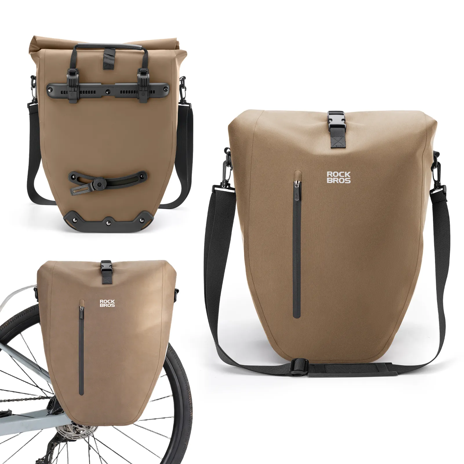 AS-166 Fully Waterproof Bike Pannier - 20L - Image 29