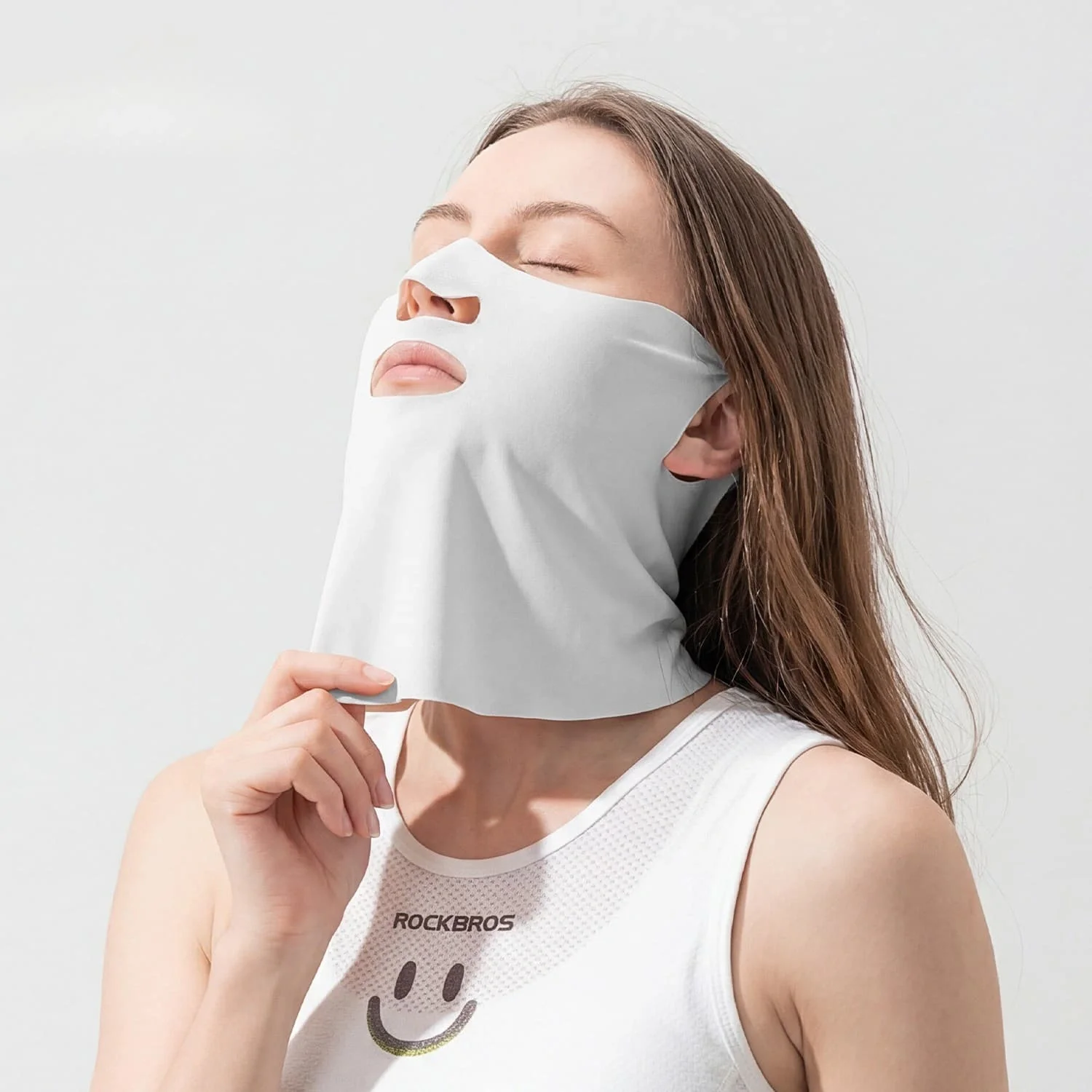 Ice Silk Sun Protection Face Mask with Vent - Image 13