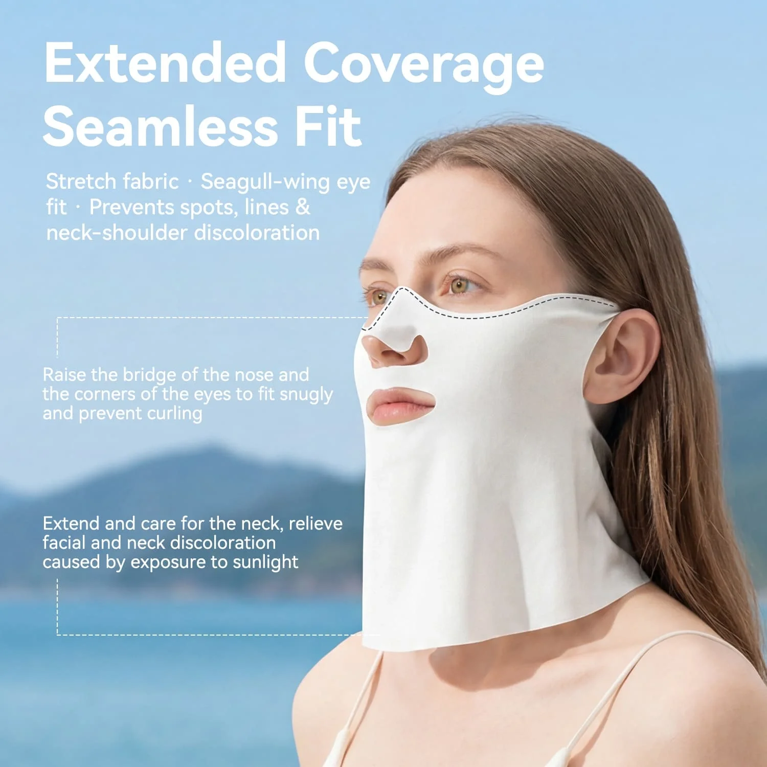 Ice Silk Sun Protection Face Mask with Vent - Image 7