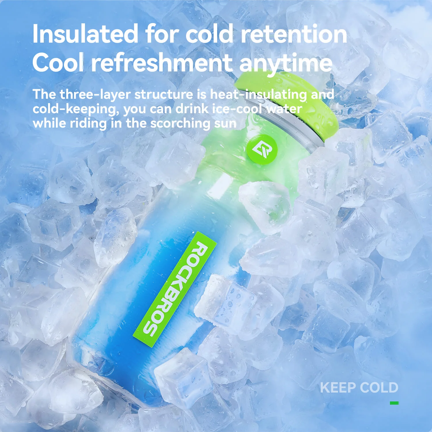 Insulated Squeeze Cycling Water Bottle-620ml - Image 14