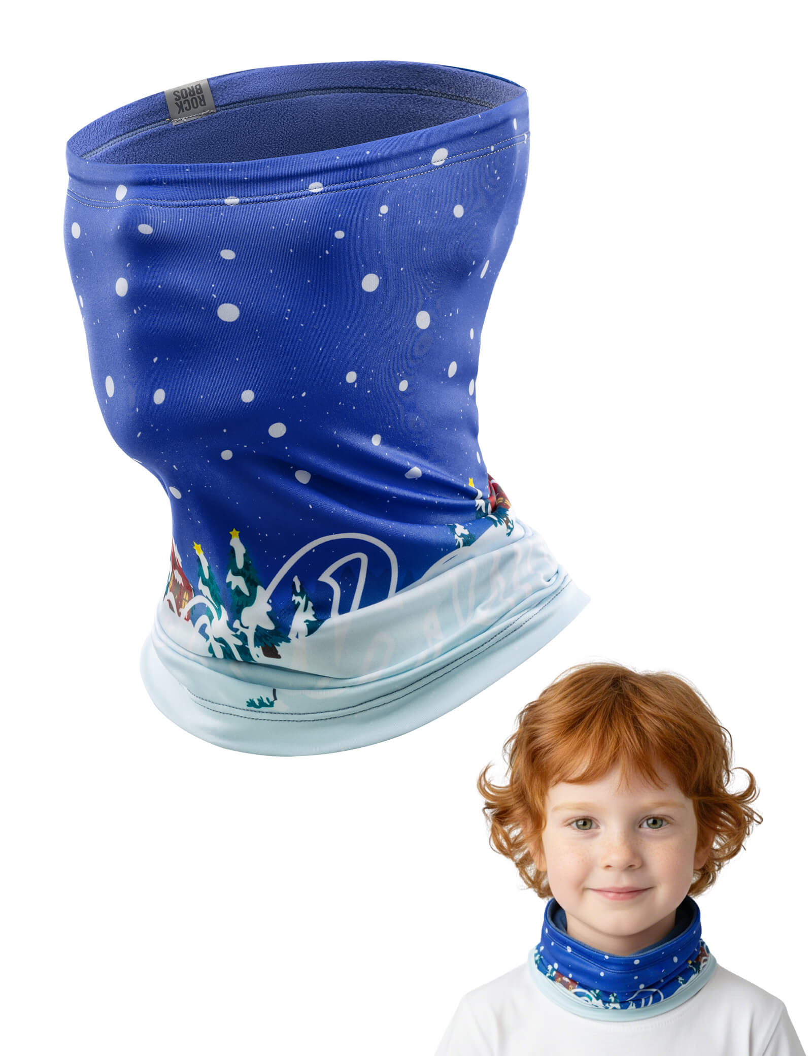 Kids Fleece Warm Face Cover & Neck Gaiter - Image 5