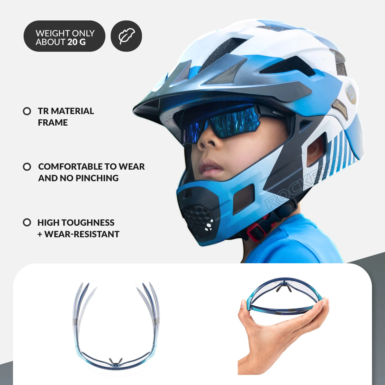 Kids Photochromic Cycling Sunglasses - Image 17