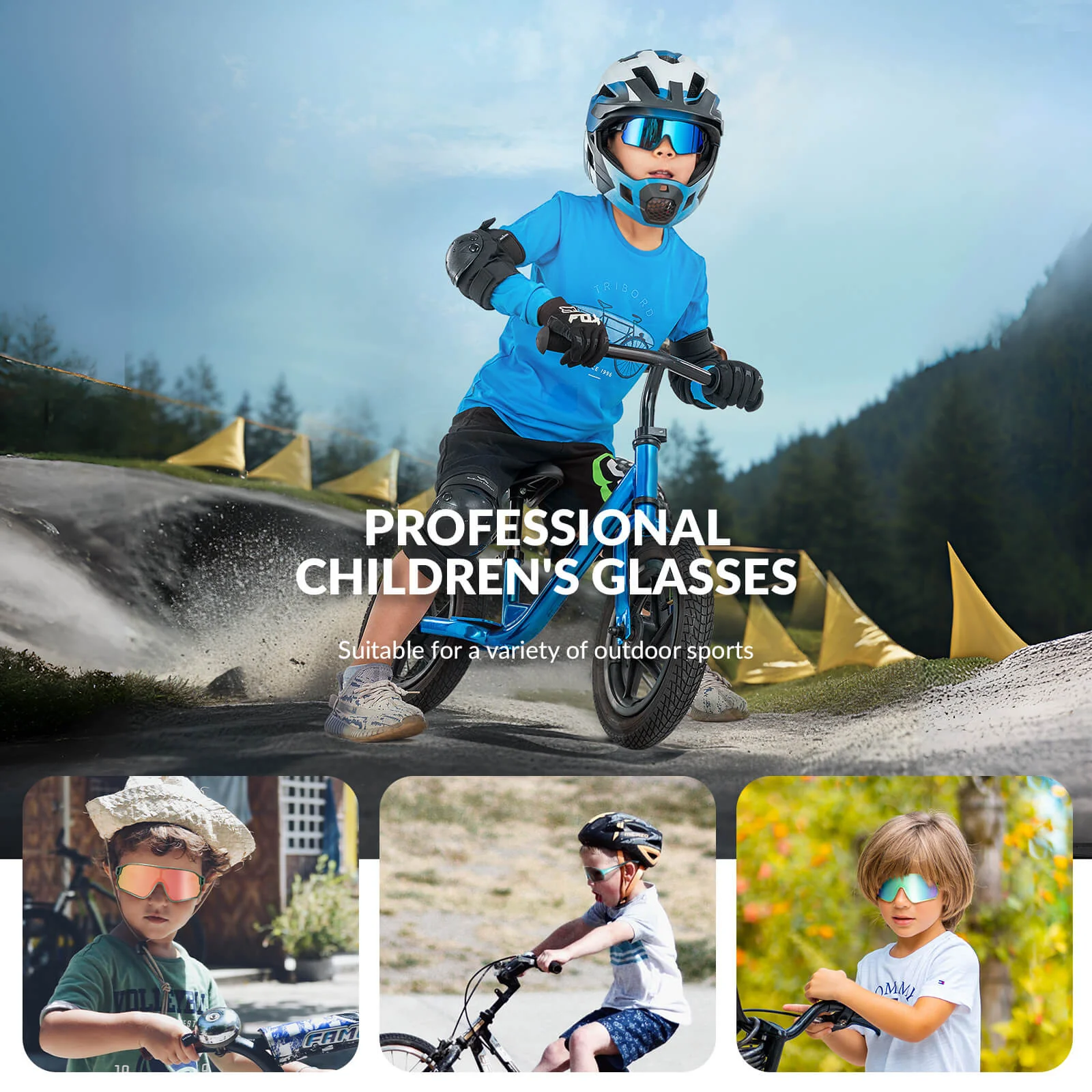 Kids Photochromic Cycling Sunglasses - Image 21