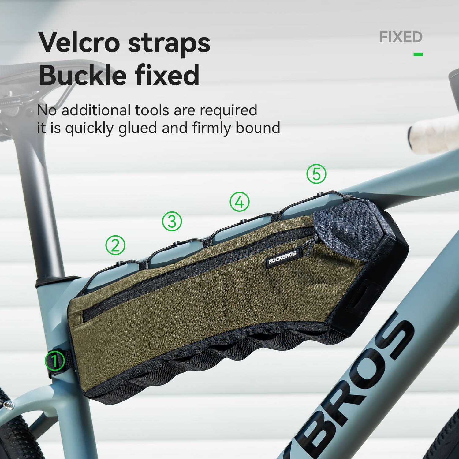 Large Capacity Bike Triangle Bag - 1.9L - Image 6
